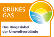 Logo von Grünes Gas - Das Biogaslabel der Umweltverbände